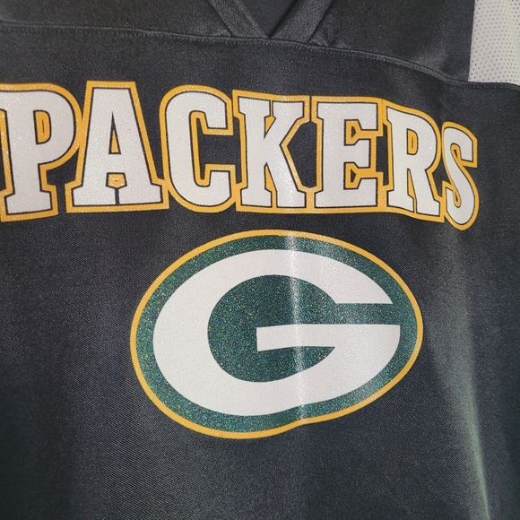 NWT Greenbay Packer NFL Team Apparel Short Sleeve Tee Black/White Women's M - Picture 3 of 11